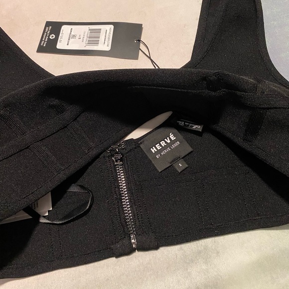 Herve Leger black bra top bandage - Picture 3 of 3